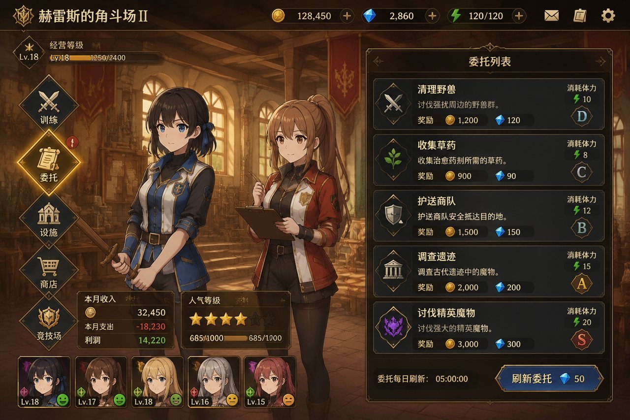 赫雷斯的角斗场Ⅱ PC游戏 内容截图 2